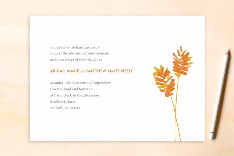 WHEATFIELD Wedding Invitations