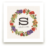 Garden Wreath Art Prints