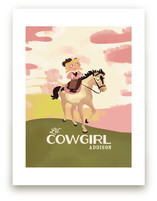 Lil' Cowgirl Art Prints