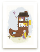 The Old Woman in the Shoe Art Prints