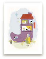 The Old Woman in the Shoe Art Prints