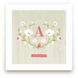 Woodland Initial Art Prints