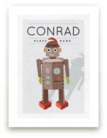 Feathered Robot Art Prints