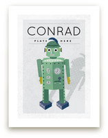 Feathered Robot Art Prints