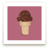 Ice Cream Monogram Art Prints