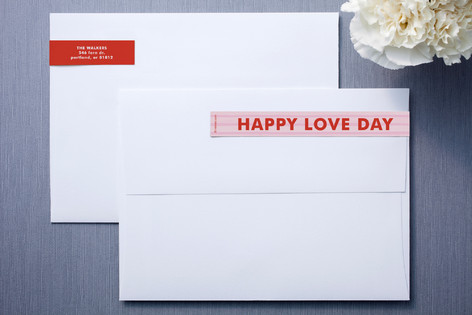 Striped Love Skinnywrap™ Address Labels