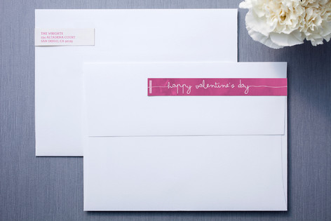 Frosted Watercolor Skinnywrap™ Address Labels