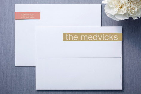 Peach and Corduroy Skinnywrap™ Address Labels