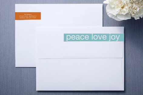 Sea and Orange Skinnywrap™ Address Labels