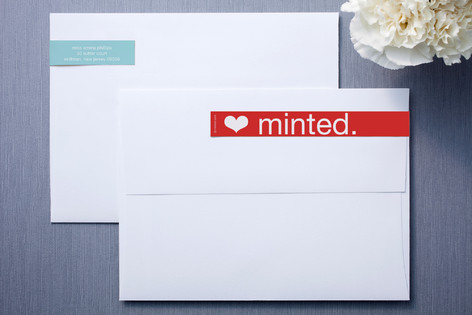 Blue and Red Skinny-WrapÃ¢â€žÂ¢ Address Labels