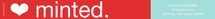 Blue and Red Skinnywrap™ Address Labels
