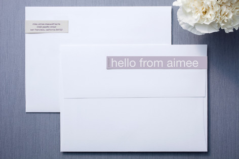 Carribean Sea and Sunshine Skinnywrap™ Address Labels