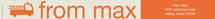 Beige and Orange Skinny-Wrap Address Labels, by Minted