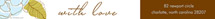 White and Chocolate Skinny-Wrap Address Labels, by Oscar+Emma Design