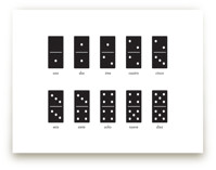 Counting Dominoes Art Prints