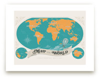 Map Of The World Art Prints