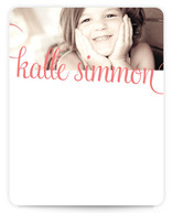 21st Century Girl Children's Personalized Photo Stationery