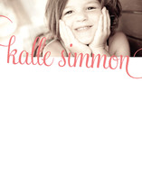 21st Century Girl Children's Personalized Photo Stationery