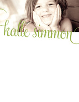 21st Century Girl Children's Personalized Photo Stationery