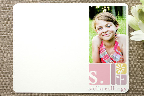 alpha blocks Children's Personalized Photo Stationery