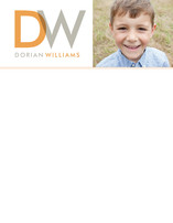 Boulevard Children's Personalized Photo Stationery
