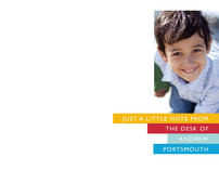 Bright Stripes Children's Personalized Photo Stationery