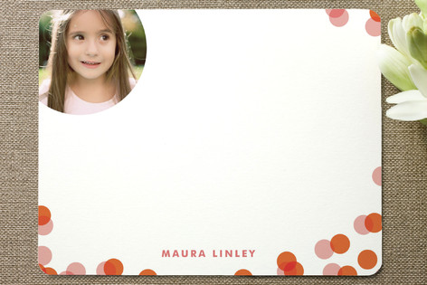 Funfetti Children's Personalized Photo Stationery