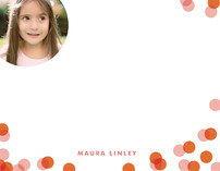 Funfetti Children's Personalized Photo Stationery