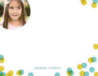 Funfetti Children's Personalized Photo Stationery