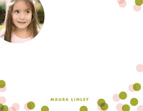 Funfetti Children's Personalized Photo Stationery