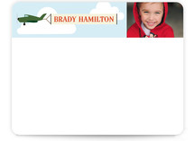 In the Clouds Children's Personalized Photo Stationery