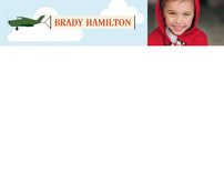 In the Clouds Children's Personalized Photo Stationery