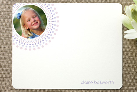 Joyful Bursts Children's Personalized Photo Stationery