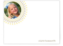 Joyful Bursts Children's Personalized Photo Stationery