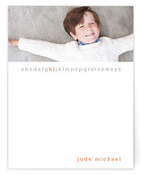 Little Letters Children's Personalized Photo Stationery