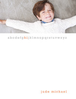 Little Letters Children's Personalized Photo Stationery