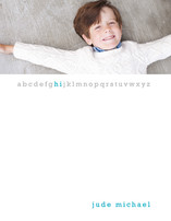 Little Letters Children's Personalized Photo Stationery