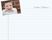 Love to Learn Children's Personalized Photo Stationery