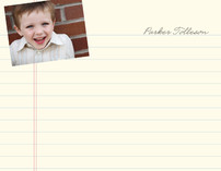 Love to Learn Children's Personalized Photo Stationery