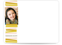 Mod Stacks Children's Personalized Photo Stationery