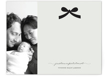 Paris + Vintage Ribbon Children's Personalized Photo Stationery