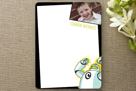 Robot Children's Personalized Photo Stationery