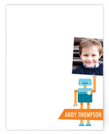 Robot Friends Children's Personalized Photo Stationery