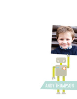 Robot Friends Children's Personalized Photo Stationery