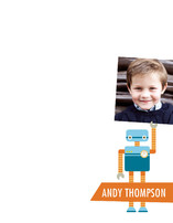 Robot Friends Children's Personalized Photo Stationery