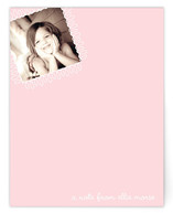 swirly stamp Children's Personalized Photo Stationery
