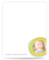 Two Circles Children's Personalized Photo Stationery