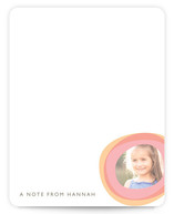 Two Circles Children's Personalized Photo Stationery