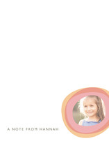 Two Circles Children's Personalized Photo Stationery