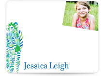 Zebra Children's Personalized Photo Stationery